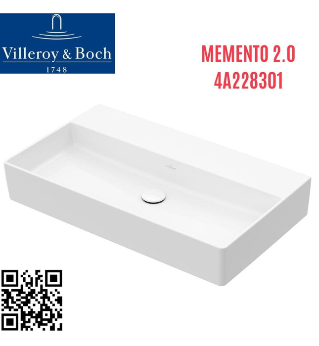 Chậu rửa lavabo Đức Villeroy-boch Memento 2.0 4A228301
