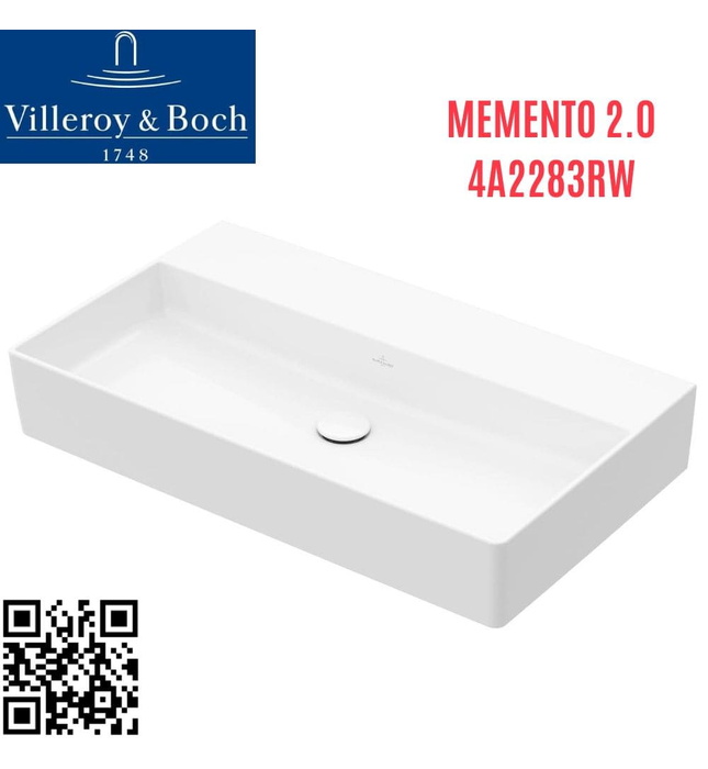 Chậu rửa lavabo Đức Villeroy-boch Memento 2.0 4A2283RW