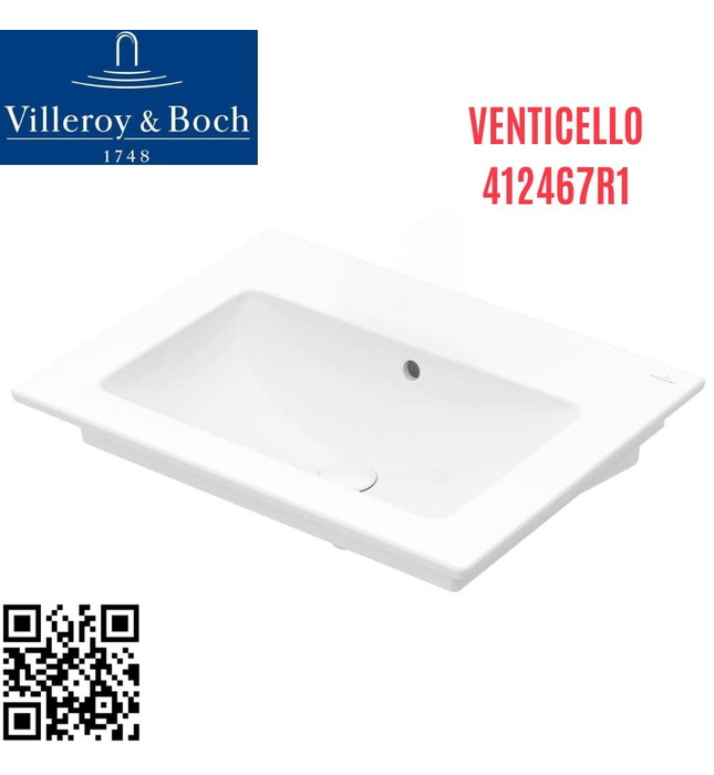 Chậu rửa lavabo Đức Villeroy-boch Venticello 412467R1