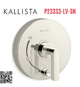 Mặt nạ điều khiển đơn và chuyển hướng Nickel Kallista P23333-LV-SN