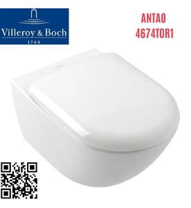 Bồn cầu treo tường Đức Villeroy-Boch Antao 4674T0RW