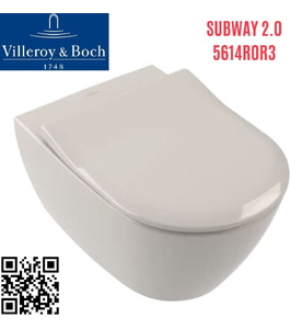 Bồn cầu treo tường Đức Villeroy-Boch Subway 2.0 5614R0R3