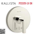 Mặt nạ điều chỉnh nhiệt độ sen tắm Nickel Kallista P23329-LV-SN