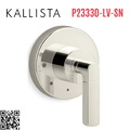 Mặt nạ điều chỉnh âm lượng sen tắm Nickel Kallista P23330-LV-SN