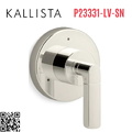 Mặt nạ chuyển hướng dòng nước sen tắm Nickel Kallista P23331-LV-SN