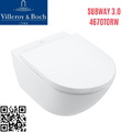 Bồn cầu treo tường Đức Villeroy-Boch Subway 3.0 4670T0RW