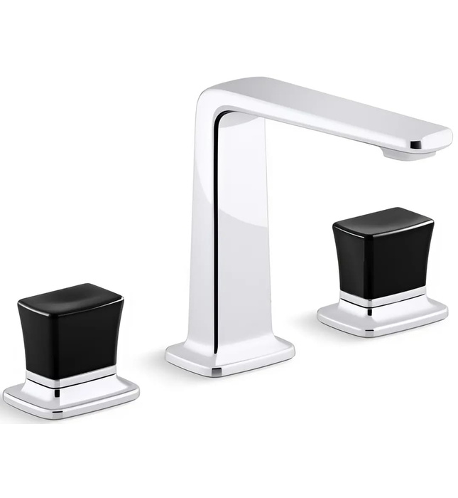 Vòi chậu rửa mặt 3 chân cổ cao Chrome Kallista P29383-CB-CP