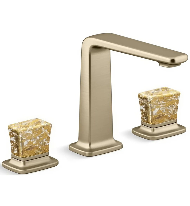 Vòi chậu rửa mặt 3 chân cổ cao Nickel Kallista P29383-GF-BN