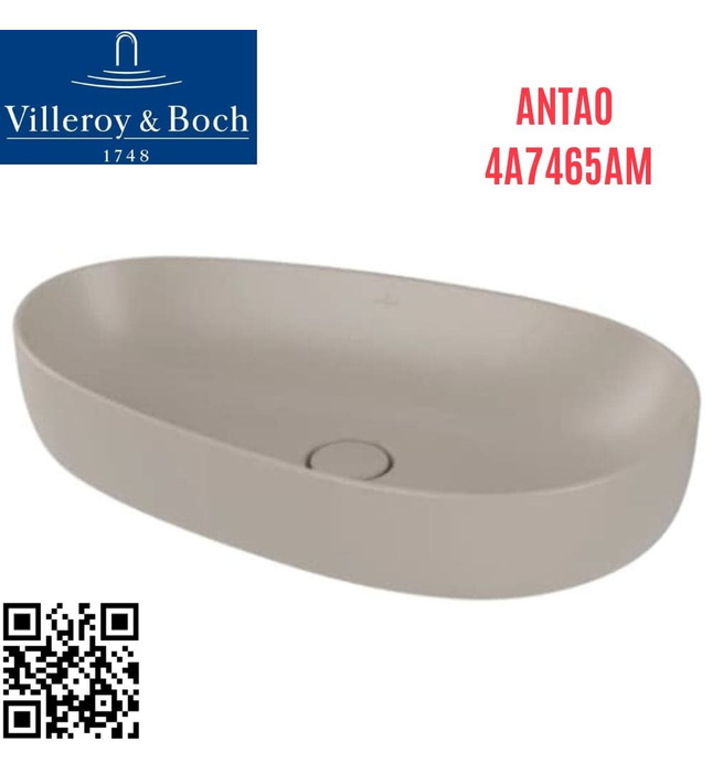 Chậu rửa lavabo dương bàn Đức Villeroy-boch Antao 4A7465AM