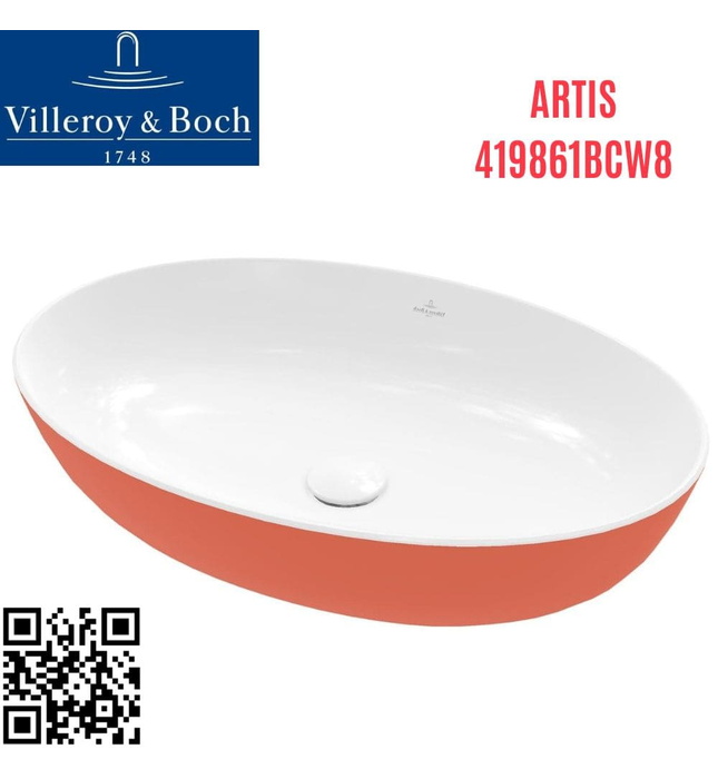 Chậu rửa lavabo dương bàn Đức Villeroy-boch Artis 419861BCW8