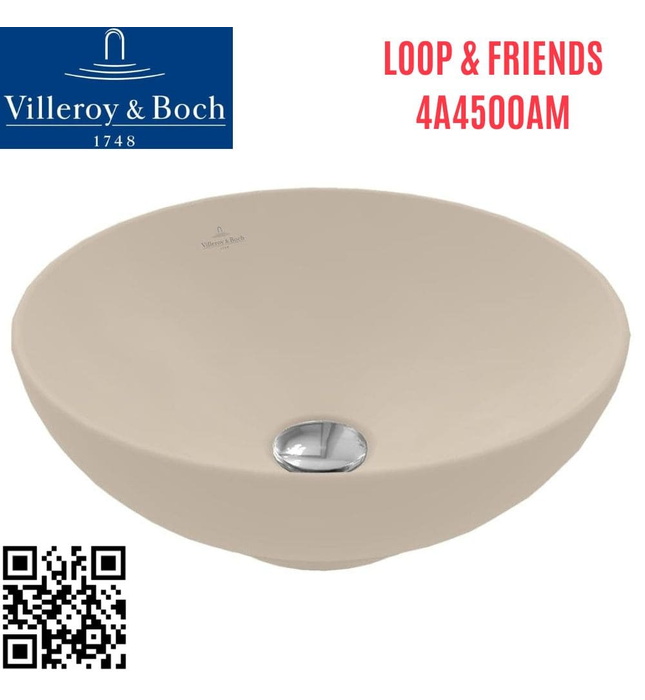 Chậu rửa lavabo dương bàn Đức Villeroy-boch Loop & Friends 4A4500AM