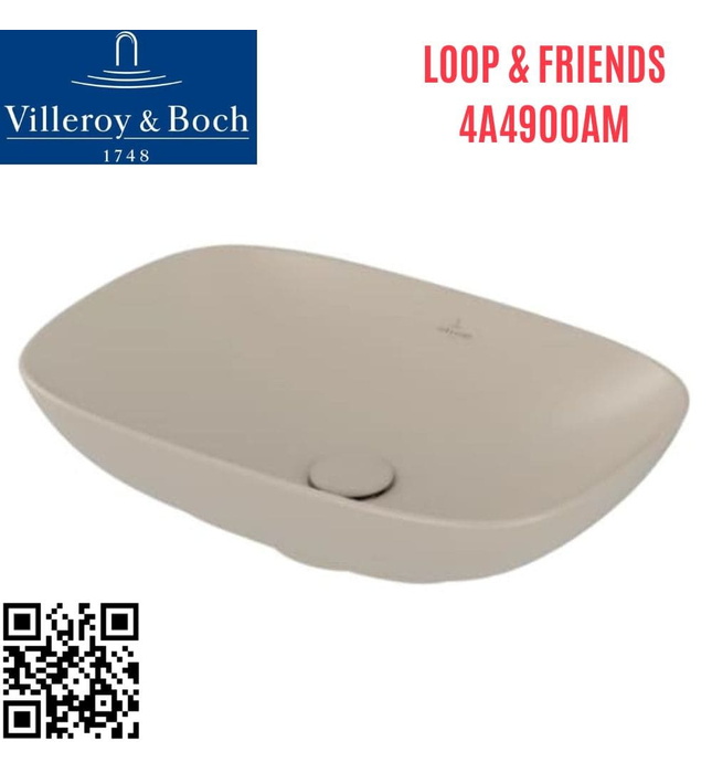 Chậu rửa lavabo dương bàn Đức Villeroy-boch Loop & Friends 4A4900AM