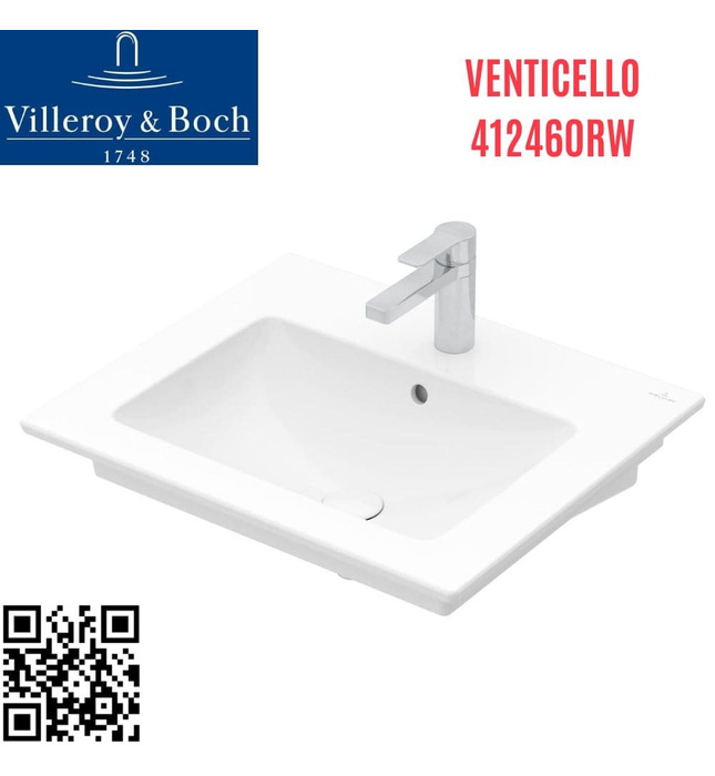 Chậu rửa lavabo Đức Villeroy-boch Venticello 412460RW