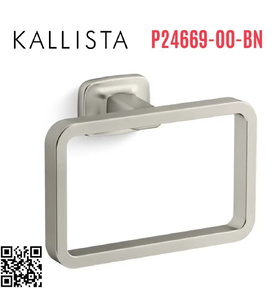 Vòng treo khăn màu Nickel Kallista P24669-00-BN