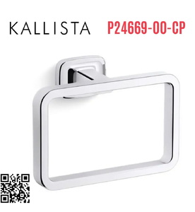 Vòng treo khăn màu Chrome Kallista P24669-00-CP