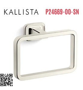 Vòng treo khăn màu Nickel Kallista P24669-00-SN