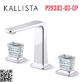 Vòi chậu rửa mặt 3 chân cổ cao Chrome Kallista P29383-CC-CP