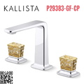 Vòi chậu rửa mặt 3 chân cổ cao Chrome Kallista P29383-GF-CP