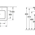 Chậu rửa lavabo Đức Villeroy-boch Venticello 412460R1