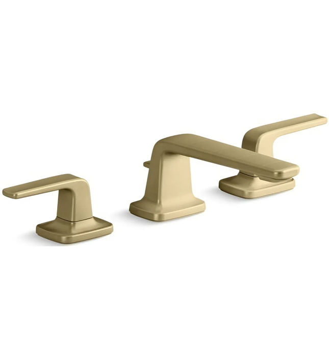 Vòi bồn tắm nóng lạnh màu vàng Kallista P24703-LV-BAF