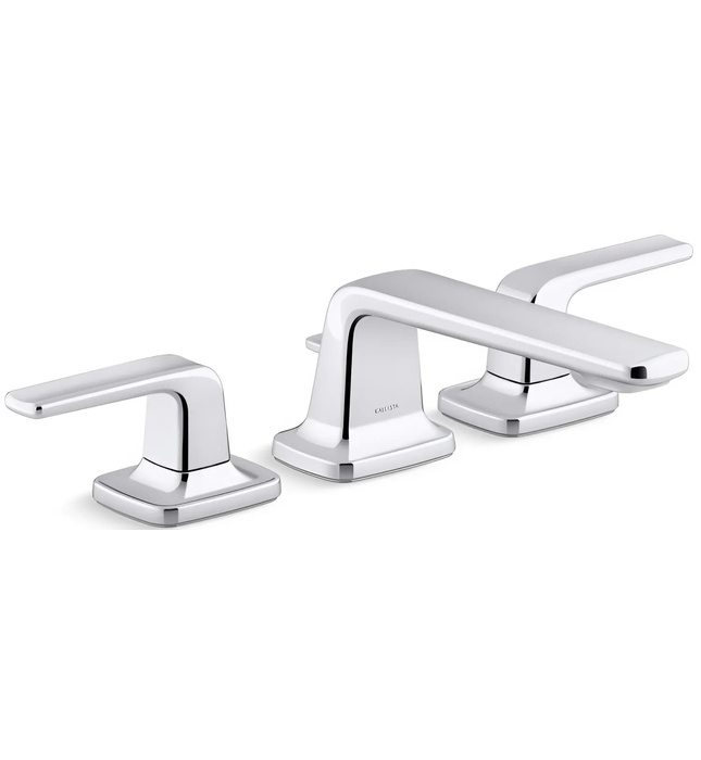 Vòi bồn tắm nóng lạnh màu vàng Kallista P24703-LV-BAF