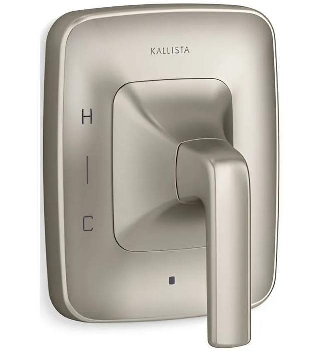 Mặt nạ điều khiển đơn sen tắm âm tường Chrome Kallista P24715-LV-CP