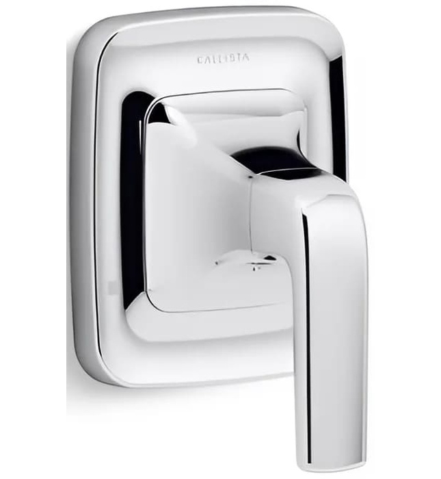 Mặt nạ chuyển hướng dòng nước sen tắm vàng Kallista P24724-LV-BAF