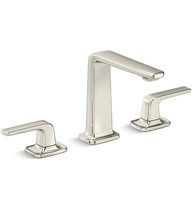 Vòi chậu rửa mặt 3 chân thân cao vàng Kallista P24736-LV-AF