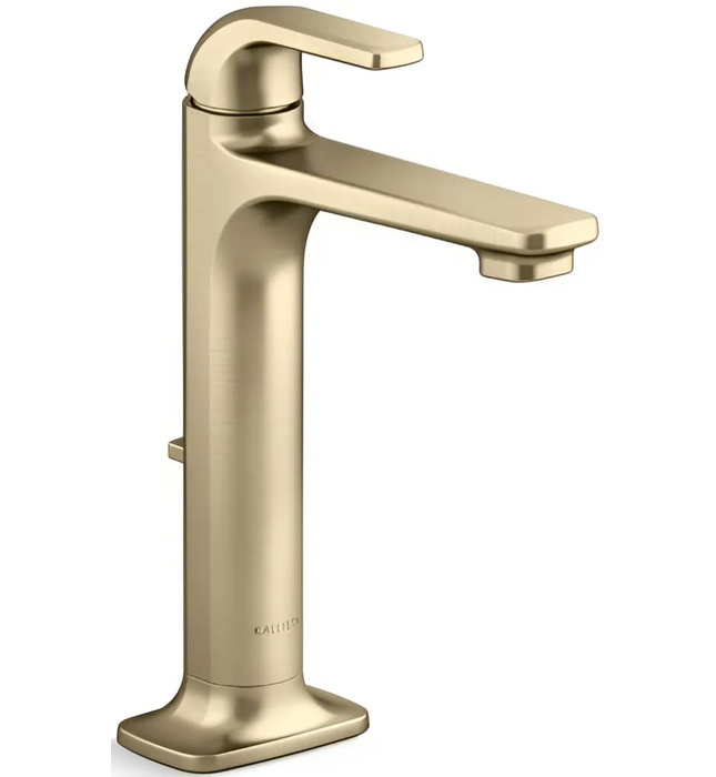 Vòi chậu rửa mặt 1 lỗ thân cao Nickel Kallista P26624-00-SN