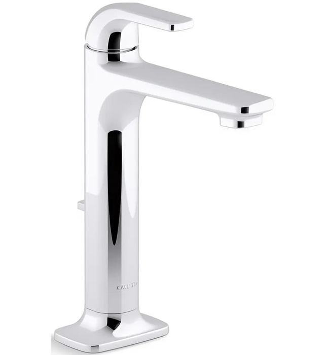 Vòi chậu rửa mặt 1 lỗ thân cao vàng Kallista P26624-00-BAF