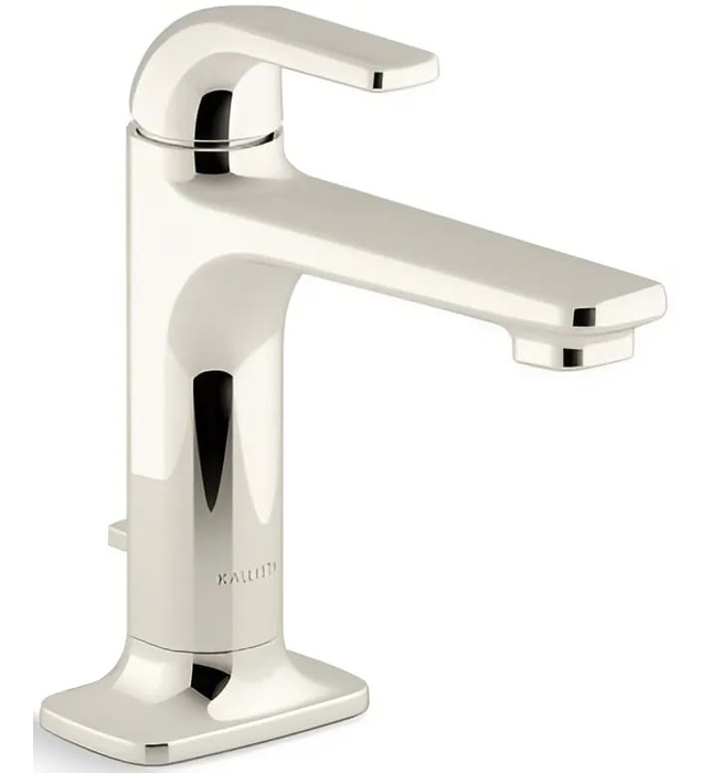 Vòi chậu rửa mặt 1 lỗ thân thấp vàng Kallista P26625-00-BAF