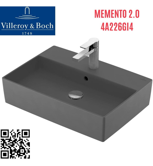 Chậu rửa lavabo Đức Villeroy-boch Memento 2.0 4A226GI4