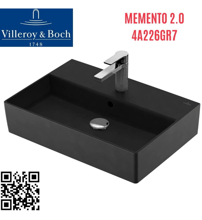 Chậu rửa lavabo Đức Villeroy-boch Memento 2.0 4A226GR7