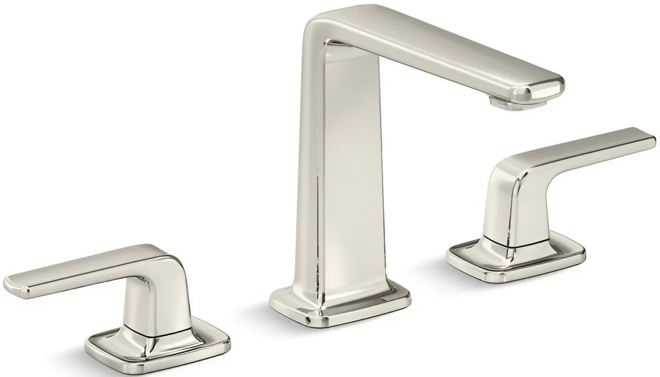 Grifo Kallista Central Park West – Palanca De Níquel Pulido Para Lavabo (Modelo P21222-LV-SN)