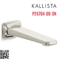 Vòi xả bồn tắm gắn tường Nickel Kallista P24704-00-SN