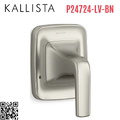 Mặt nạ chuyển hướng dòng nước sen tắm Nickel Kallista P24724-LV-BN