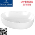 Chậu rửa lavabo dương bàn Đức Villeroy-boch Antao 4A7351RW