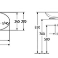 Chậu rửa lavabo dương bàn Đức Villeroy-boch Loop & Friends 4A4700R1