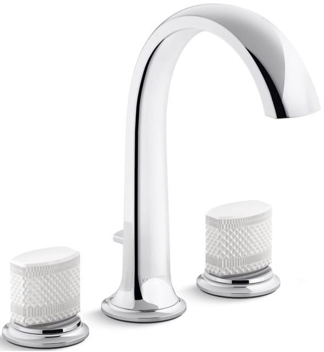 Vòi bồn tắm thân cao nóng lạnh Bronze Kallista P25009-CMC-BV