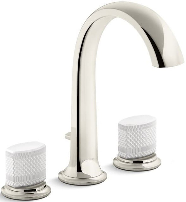 Vòi bồn tắm thân cao nóng lạnh Nickel Kallista P25009-CMC-SN