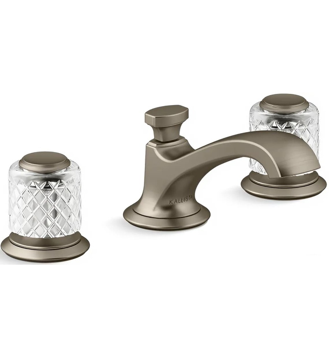 Vòi chậu rửa mặt 3 chân cổ thấp Chrome Kallista P25050-SLC-CP