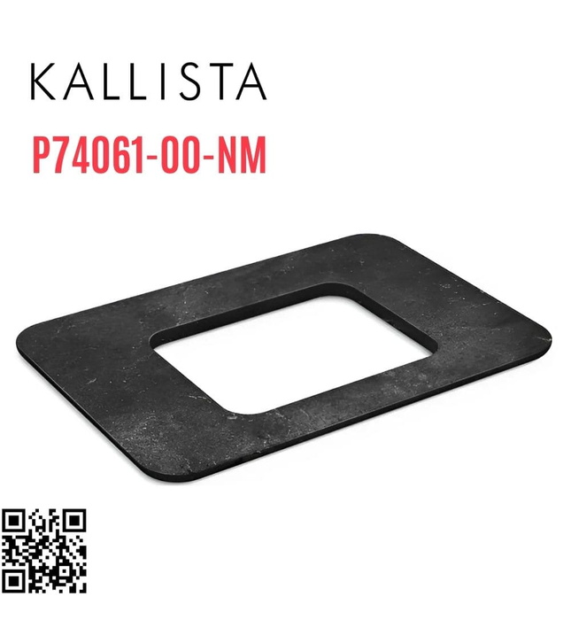 Mặt bàn đá lavabo cẩm thạch đen Kallista P74061-00-NM