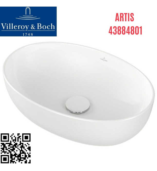 Chậu rửa lavabo dương bàn Đức Villeroy-boch Artis 43884801
