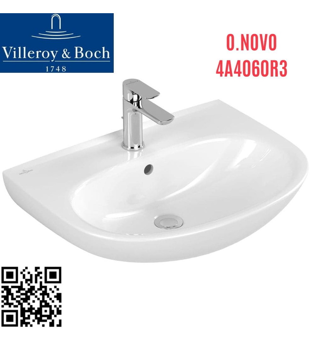 Chậu rửa lavabo Đức Villeroy-boch O.novo 4A4060R3