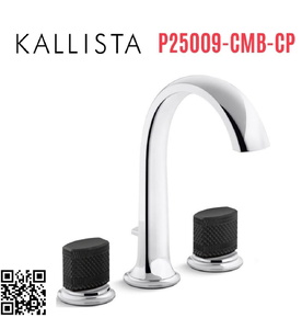 Vòi bồn tắm thân cao nóng lạnh Chrome Kallista P25009-CMB-CP