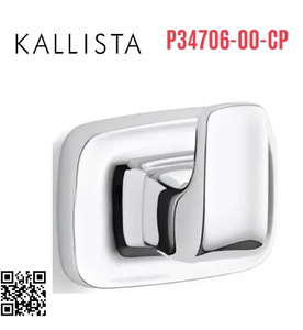 Móc treo tường đơn màu Chrome Kallista P34706-00-CP