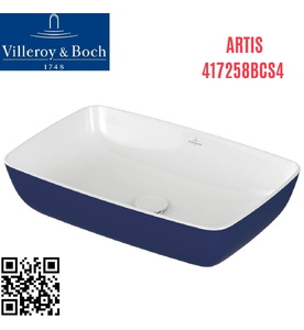 Chậu rửa lavabo dương bàn Đức Villeroy-boch Artis 417258BCS4