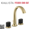 Vòi bồn tắm thân cao nóng lạnh vàng Kallista P25009-CMB-BAF