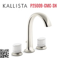 Vòi bồn tắm thân cao nóng lạnh Nickel Kallista P25009-CMC-SN