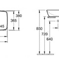 Chậu rửa lavabo dương bàn Đức Villeroy-boch Artis 417258BCS7
